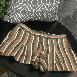 Theory Woven Linen Shorts